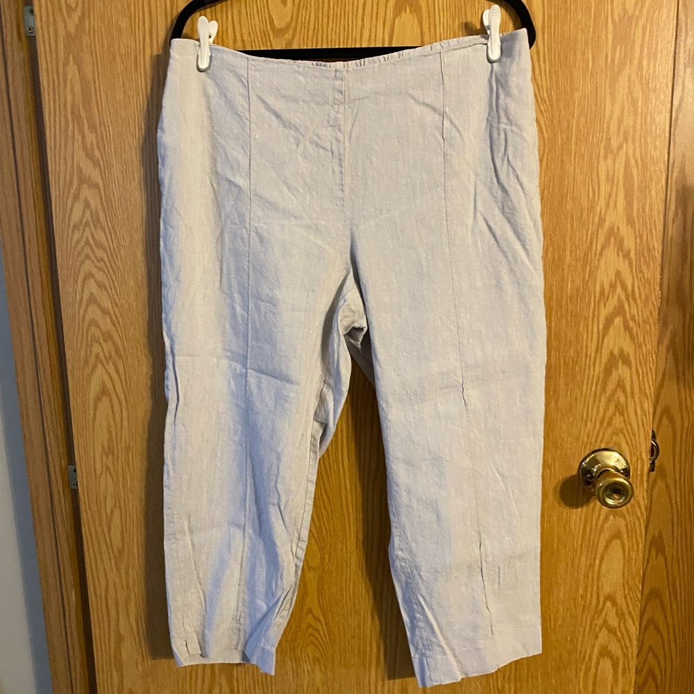 J. Jill Gray Capris Lightweight Casual Pants